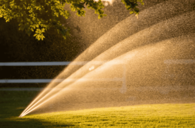 Automated Sprinkler Systems in garden